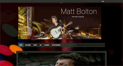 Desktop Screenshot of mattbolton.com